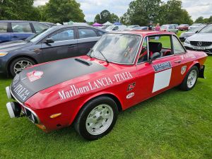 Lancia Fulvia rally car.